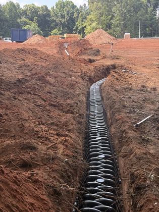 Rapid Rooter septic job in the Charlotte area